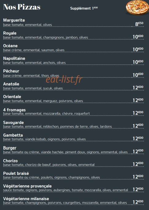 Le Gambetta — carte page 2