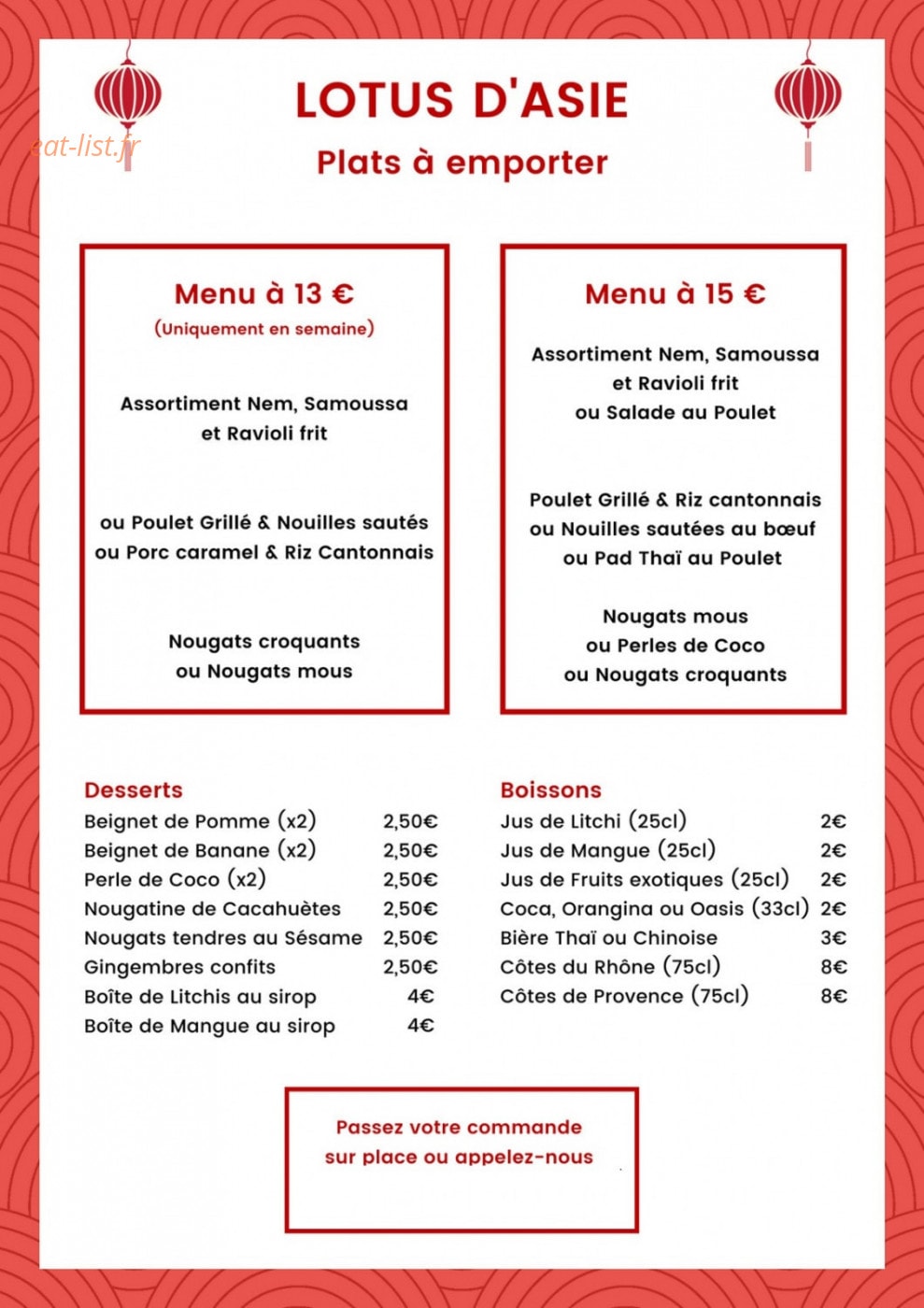 Lotus d'Asie — carte page 2