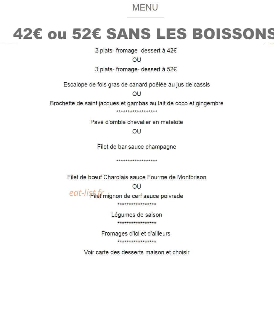 Le Bel'Vue — carte page 2