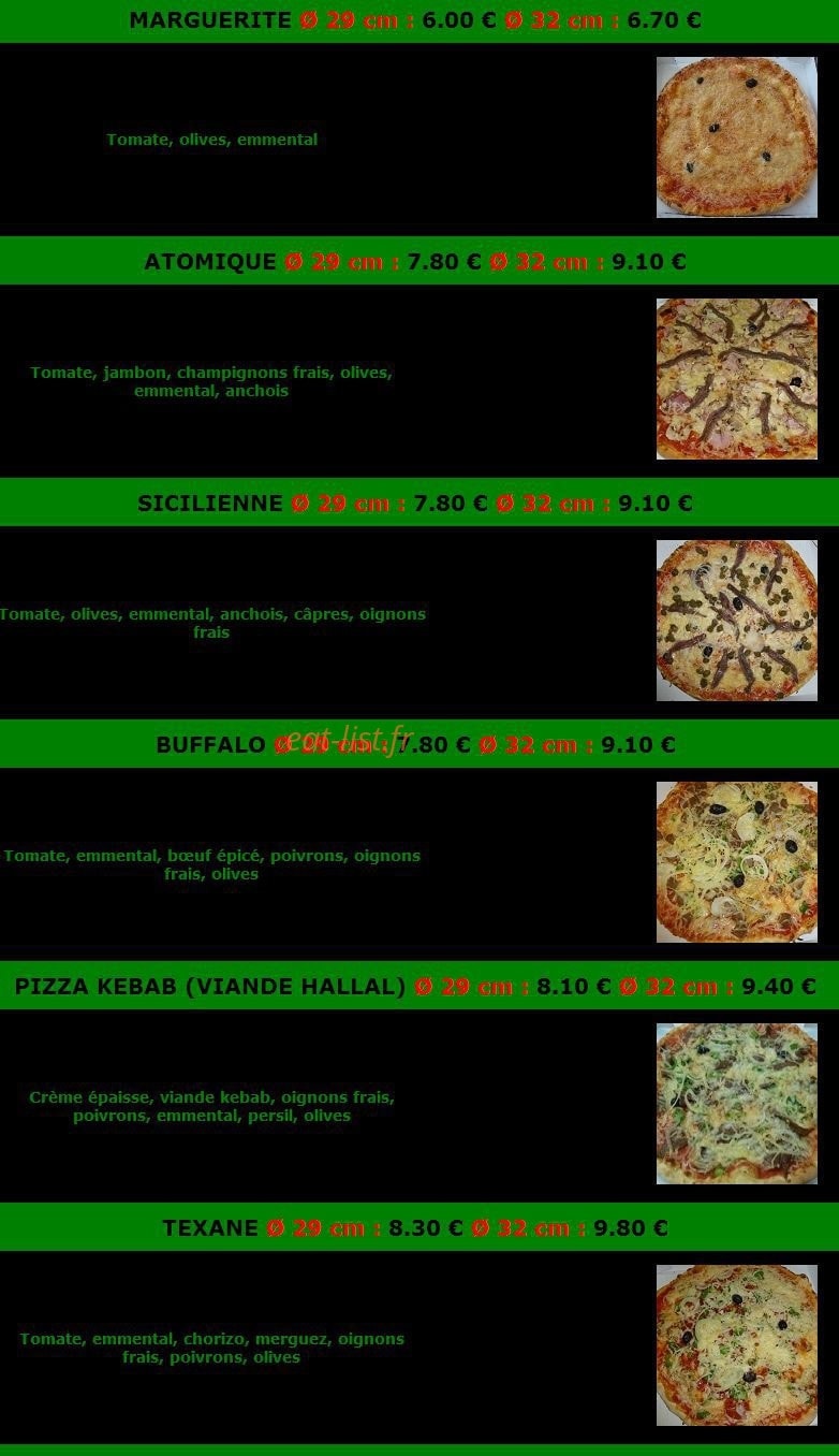 La Pizza Riv' — carte page 2