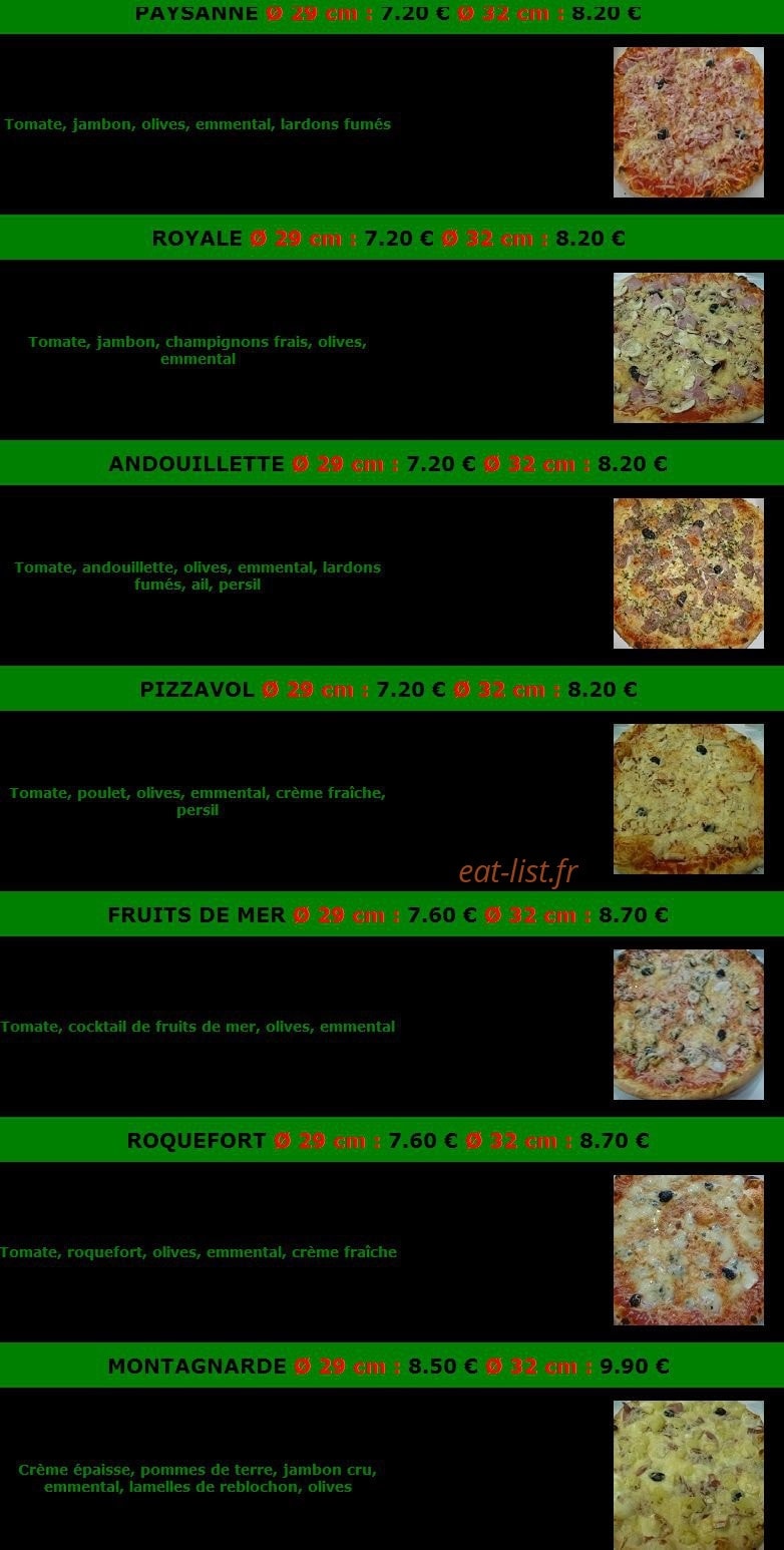 La Pizza Riv' — carte page 4