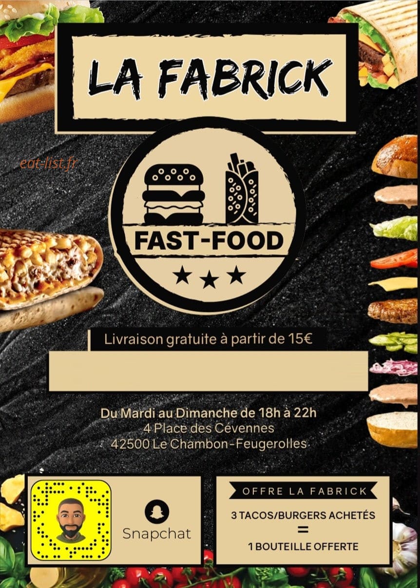 La fabrick — carte page 1