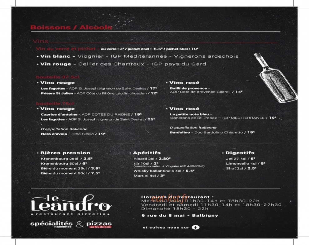 Le Léandro — carte page 4
