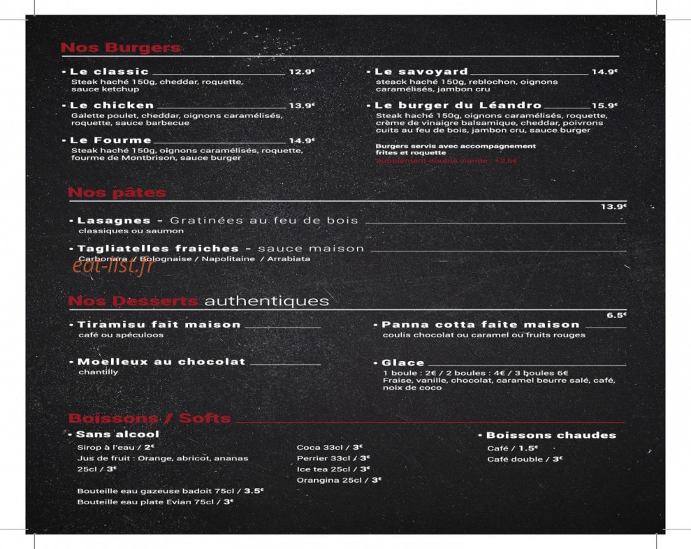Le Léandro — carte page 3