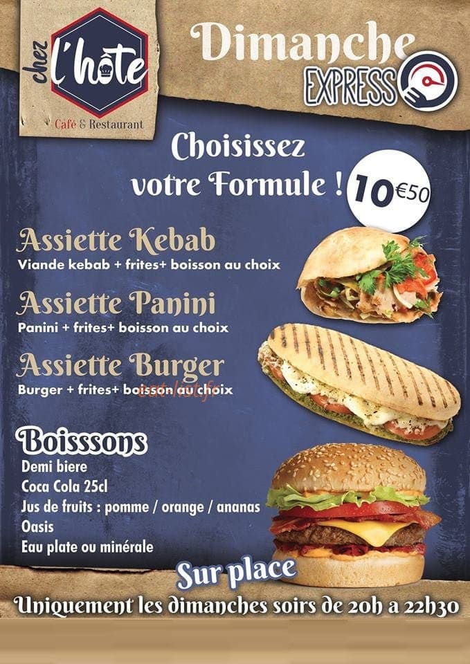 Chez l'hôte — carte page 1
