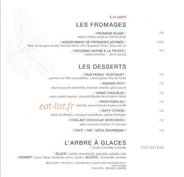La Pause — carte page 5