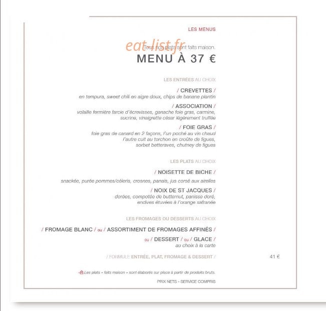 La Pause — carte page 7