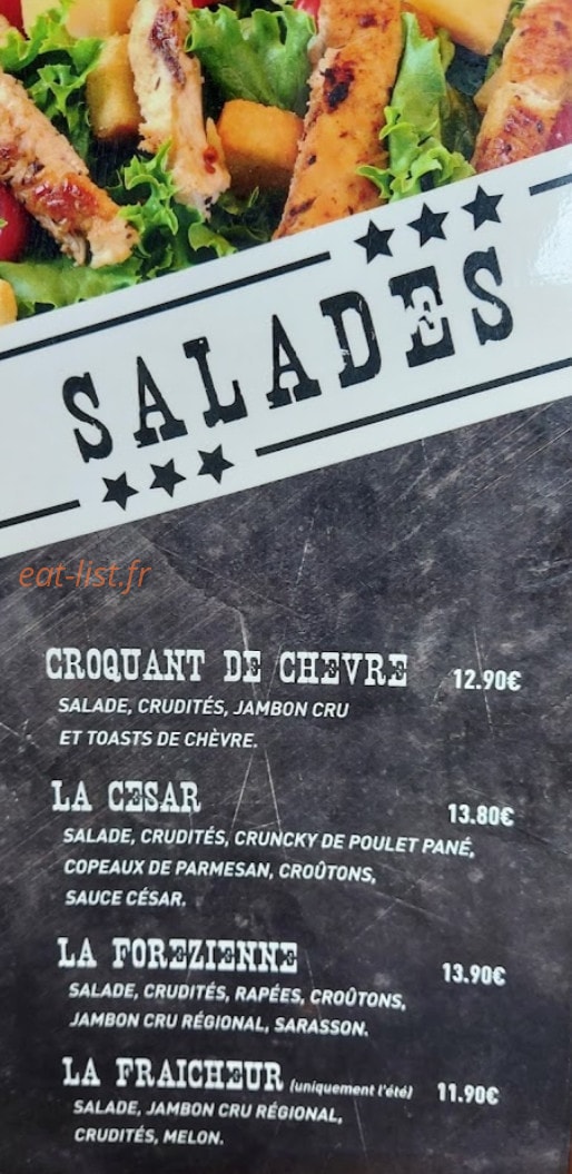 Saloon — carte page 3