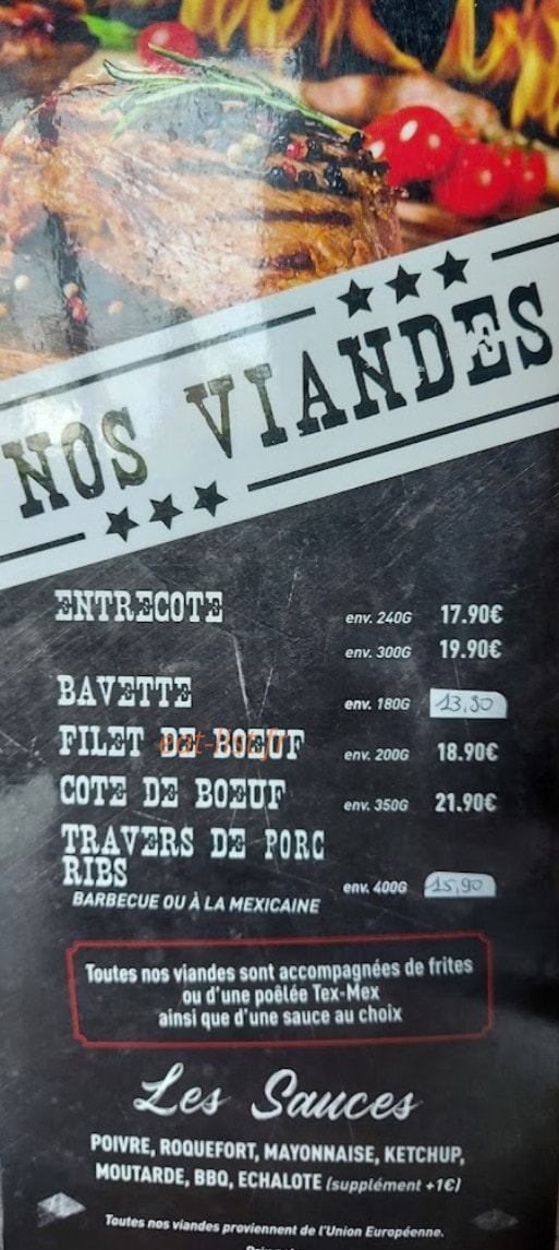 Saloon — carte page 2