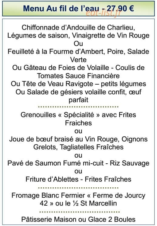 Le Relais du Château — carte page 3