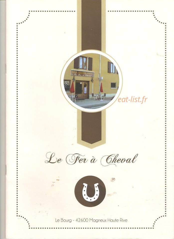 Le fer a cheval — carte page 1