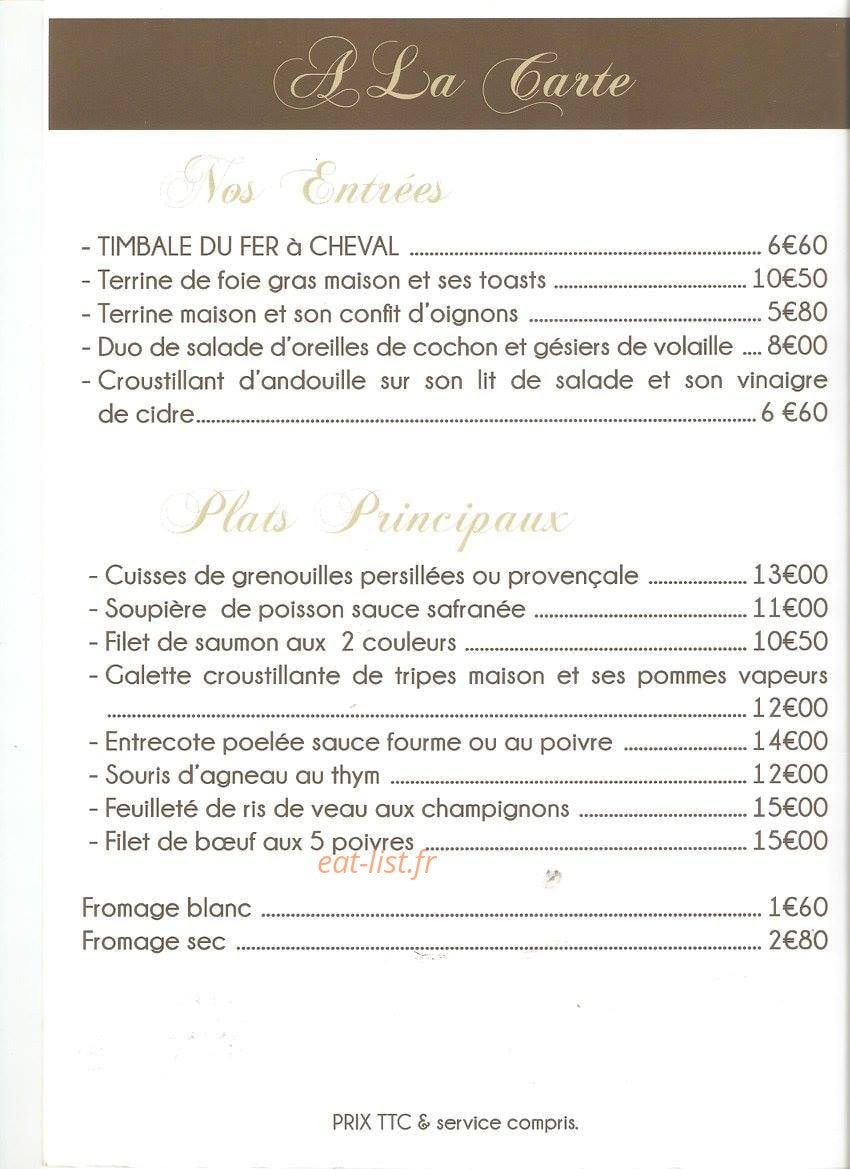 Le fer a cheval — carte page 6