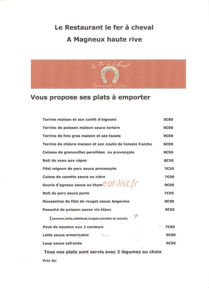 Le fer a cheval — carte page 9