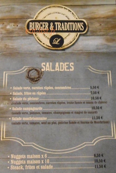 Burger et traditions — carte page 1