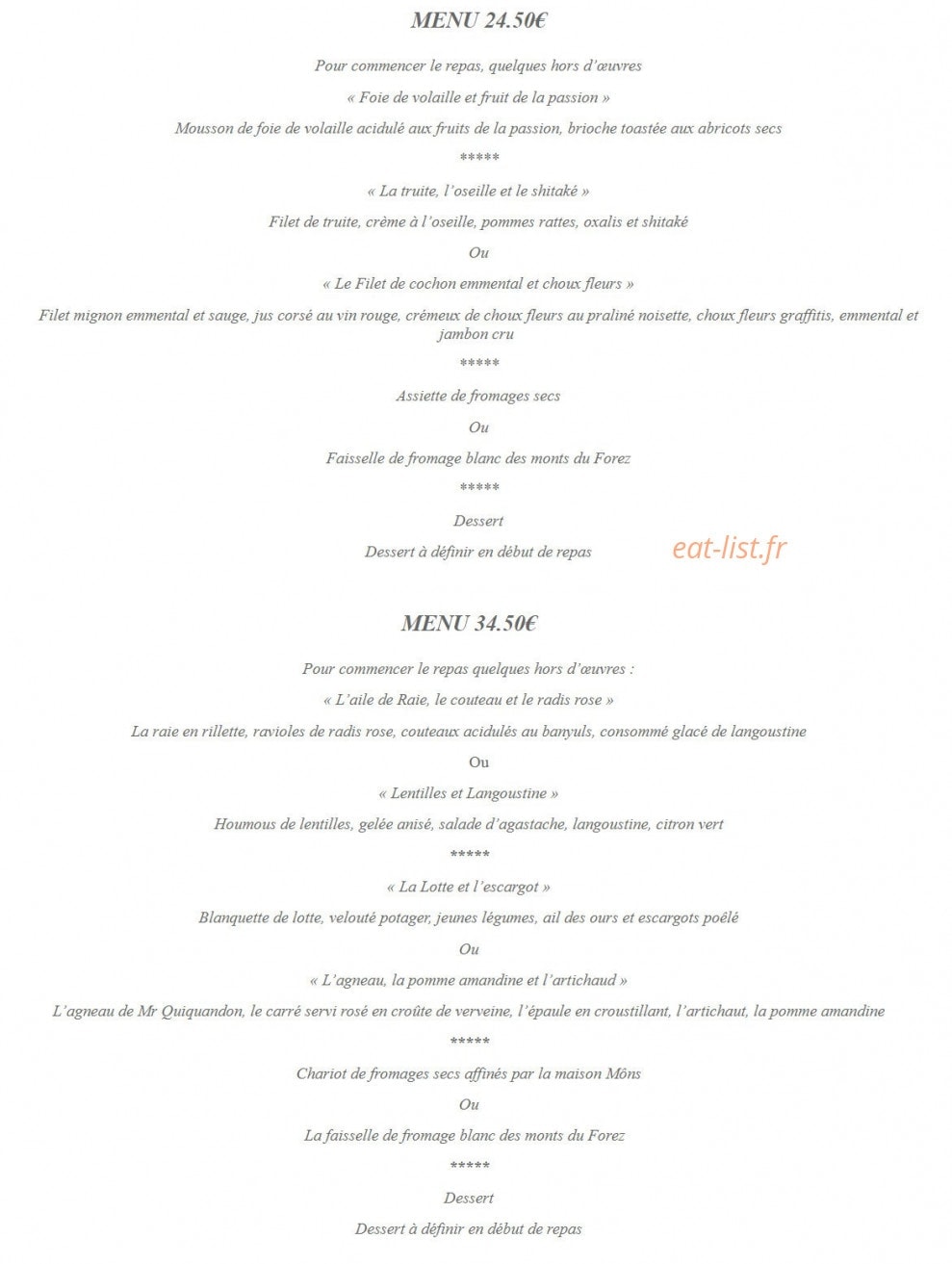 La Roseraie — carte page 2