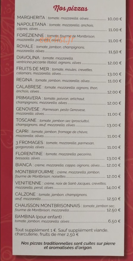 La Toscane — carte page 1