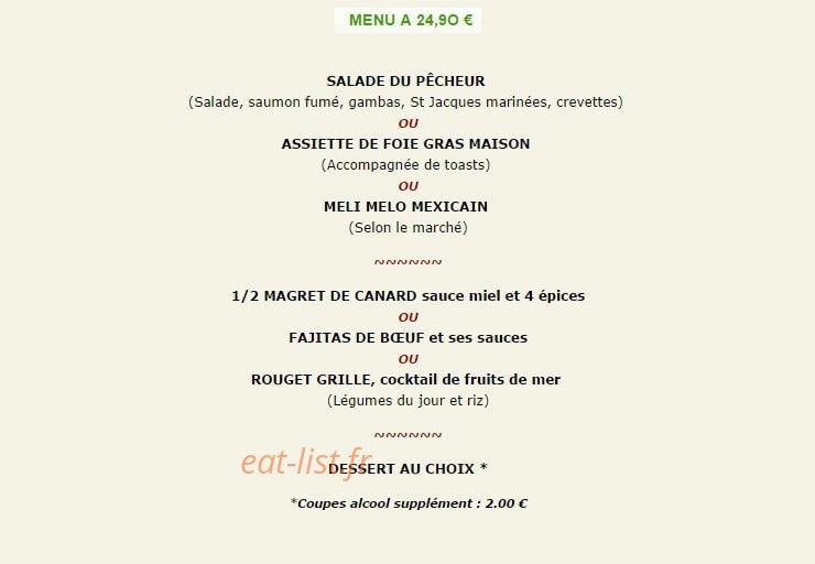 Le Cactus — carte page 3