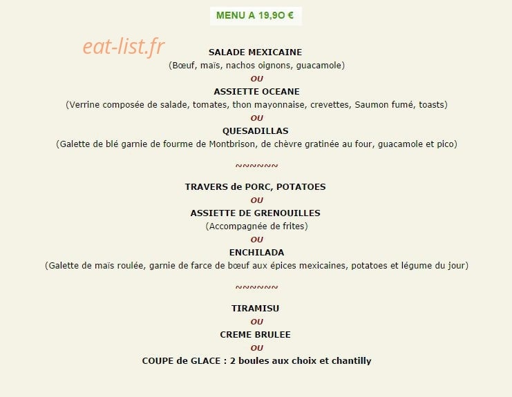 Le Cactus — carte page 2