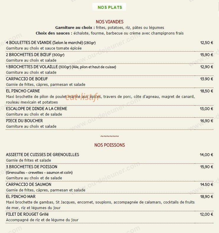 Le Cactus — carte page 6