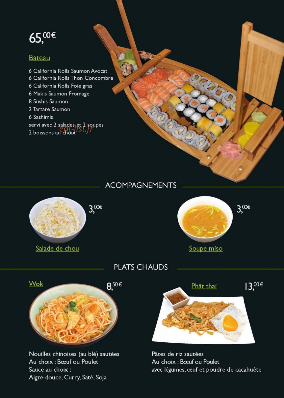 Le Comptoir d'Asie — carte page 2