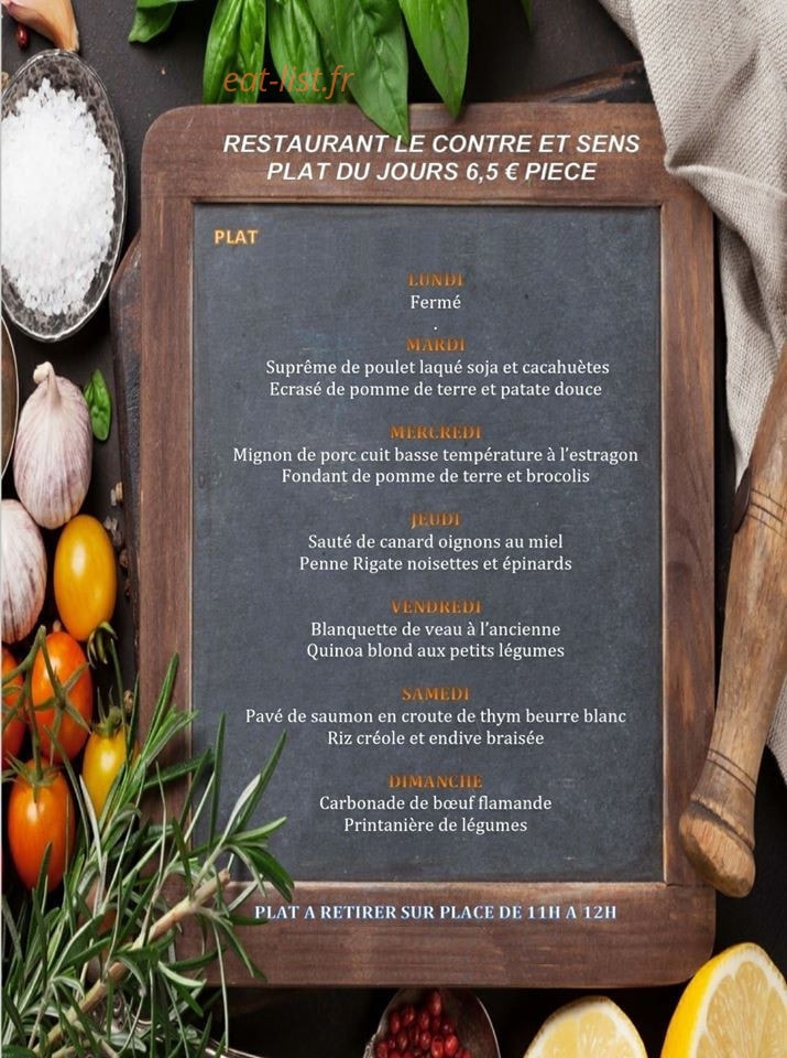 Le contre et sens — carte page 1
