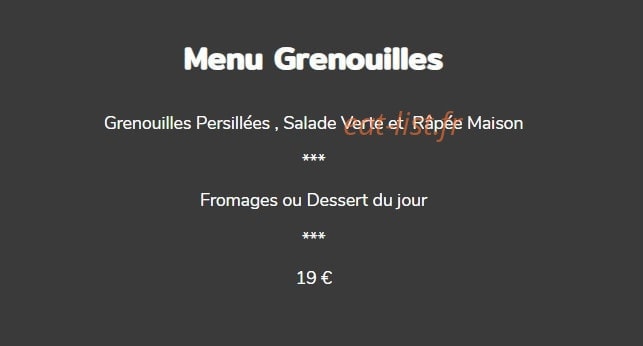 Le pass'plat — carte page 5