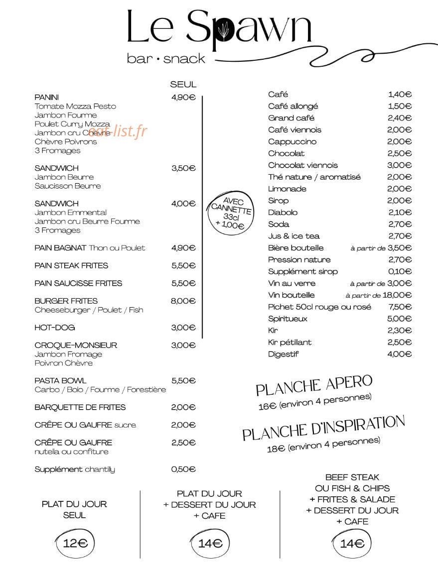 Le spawn — carte page 1
