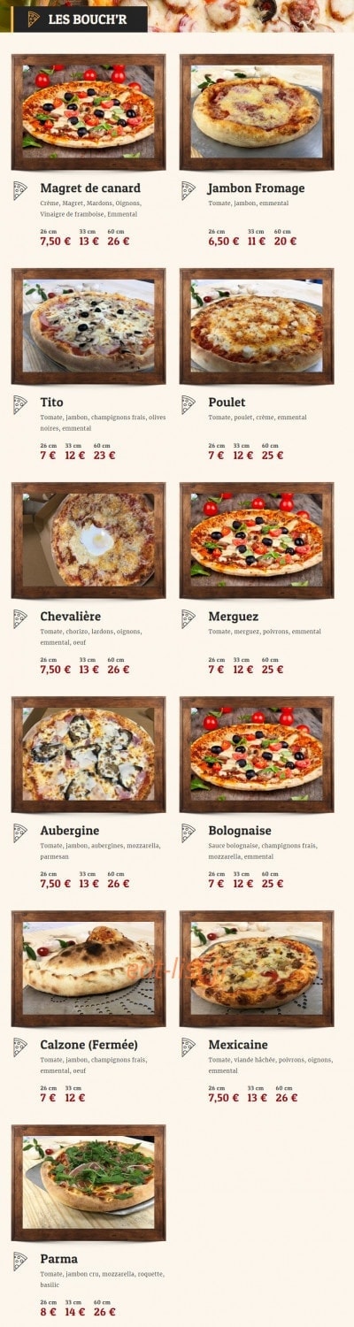 Pizz'a vitto — carte page 2