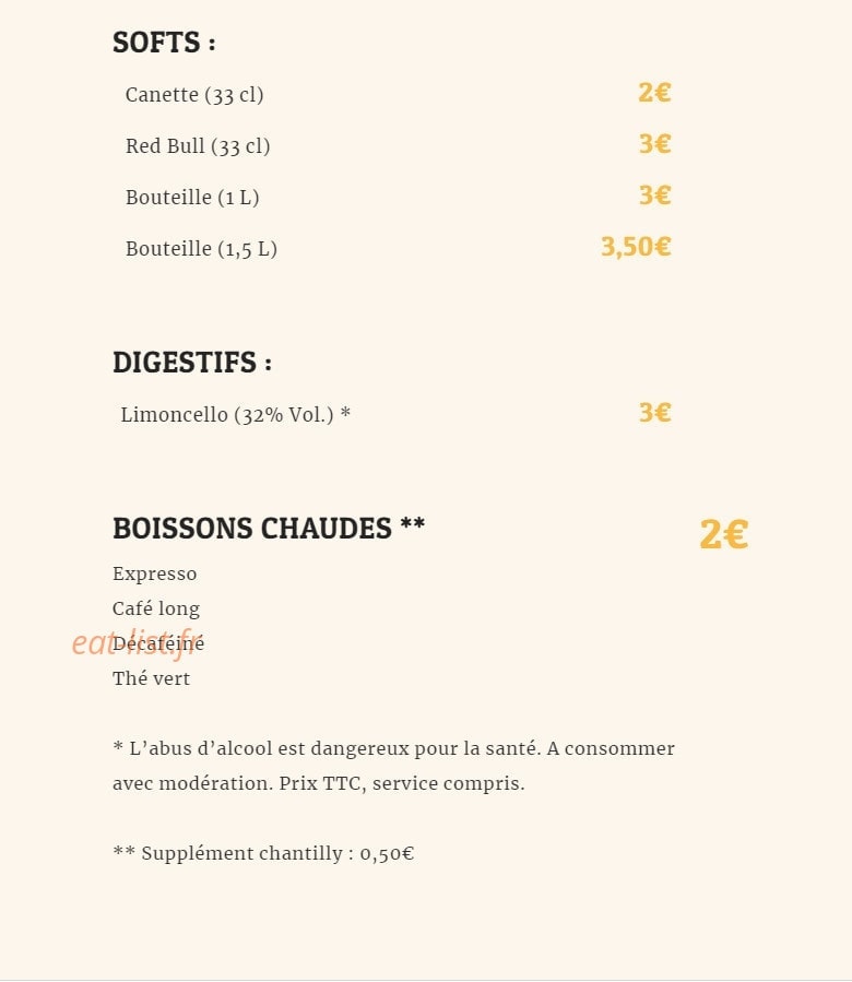 Pizz'a vitto — carte page 8