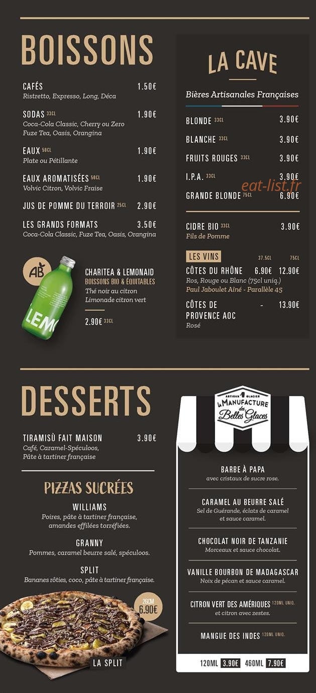 Pizza Cosy — carte page 5