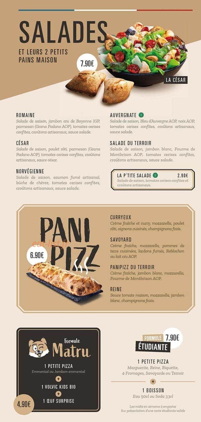 Pizza Cosy — carte page 2