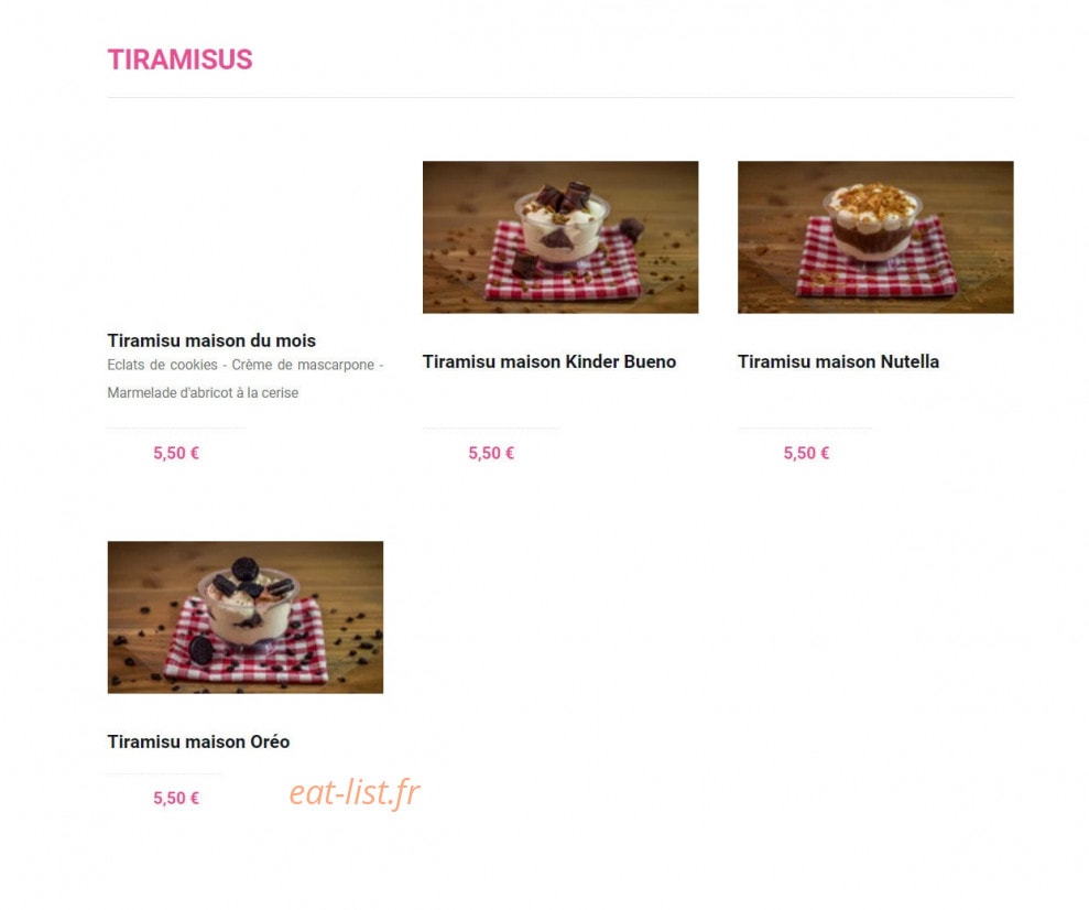 Crazy Burger — carte page 9