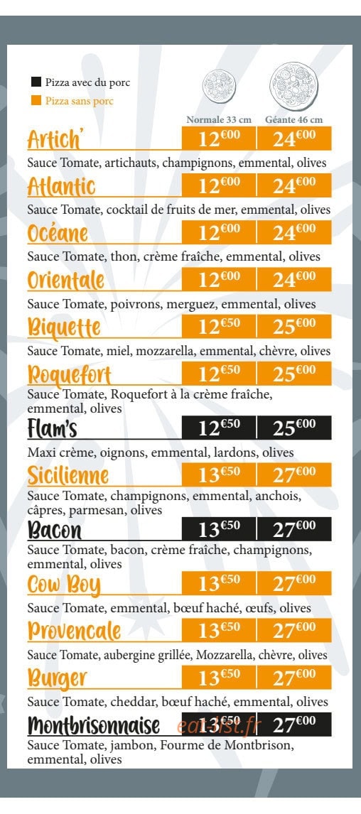 You'pizz — carte page 3