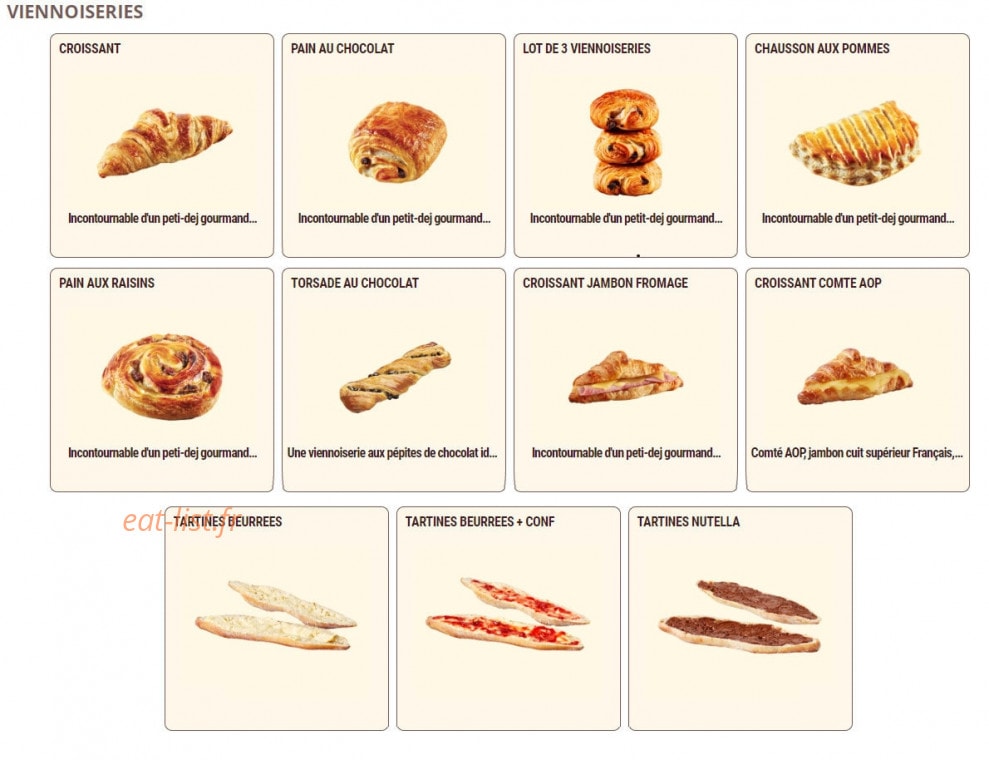 Pomme de Pain — carte page 4
