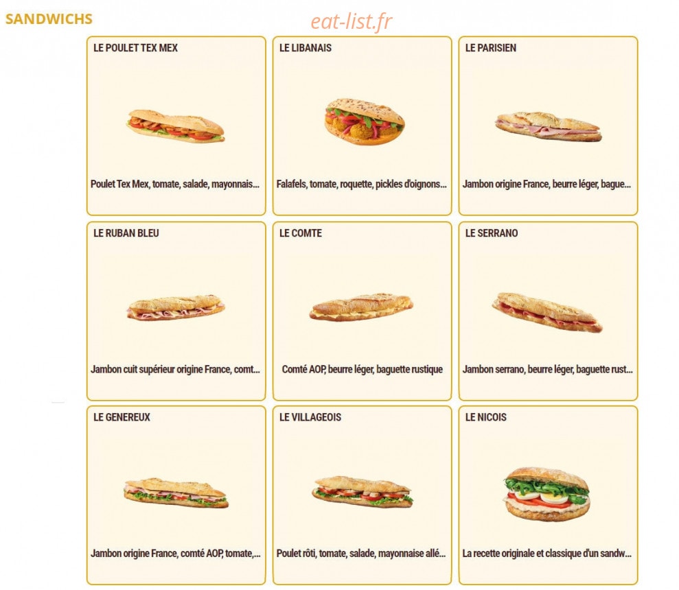 Pomme de Pain — carte page 2