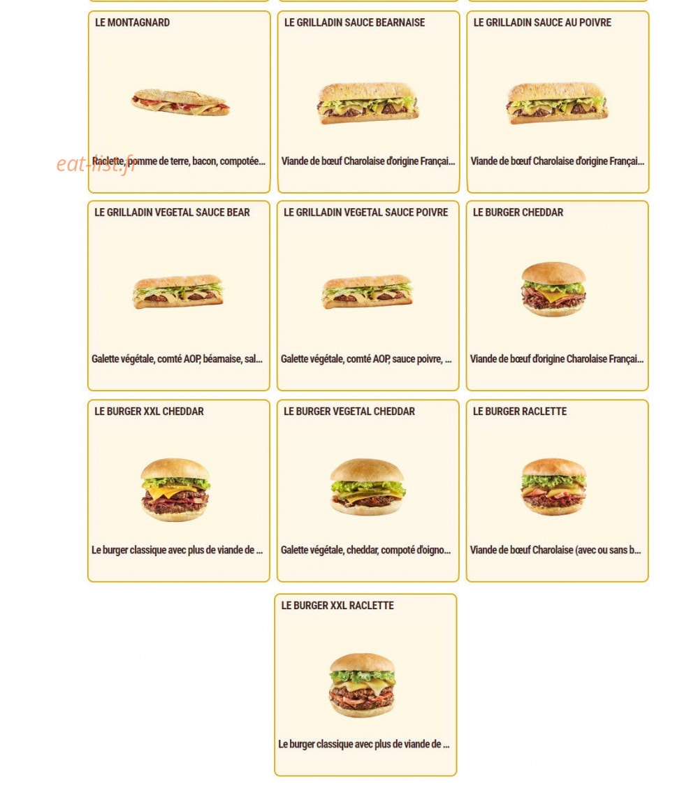 Pomme de Pain — carte page 3