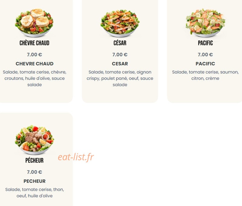 Brother's food factory — carte page 8