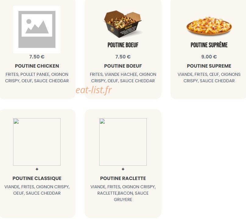 Brother's food factory — carte page 5