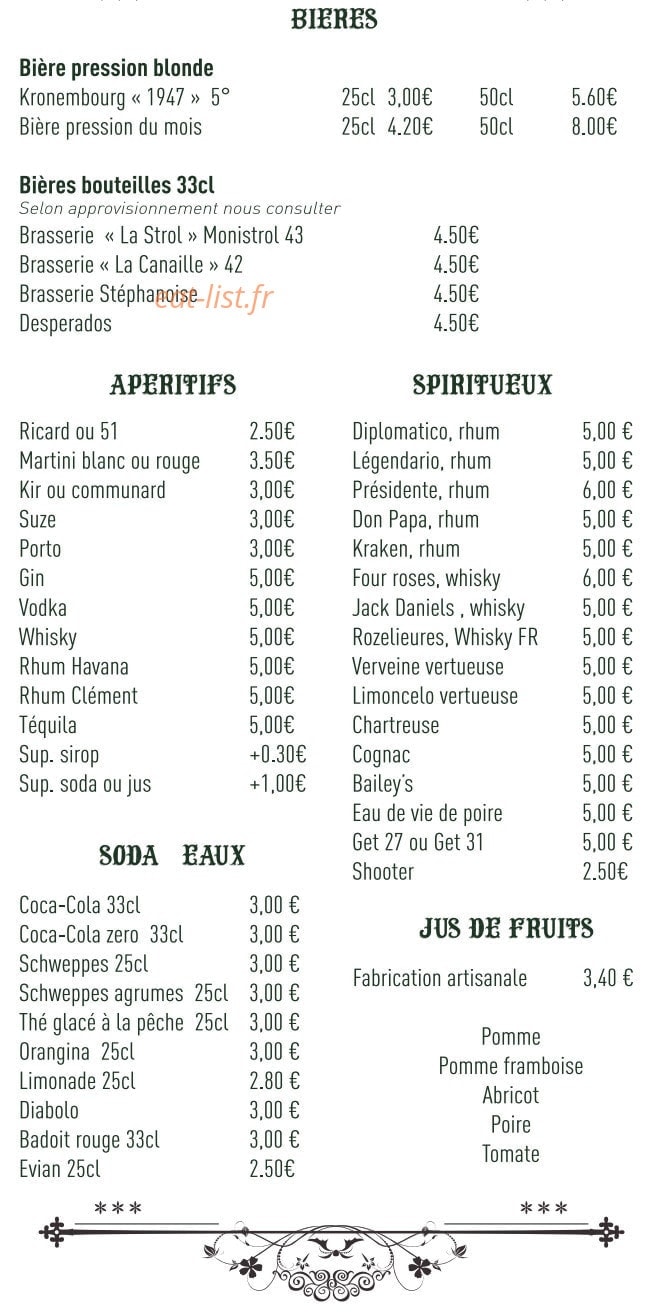 Canailles — carte page 6