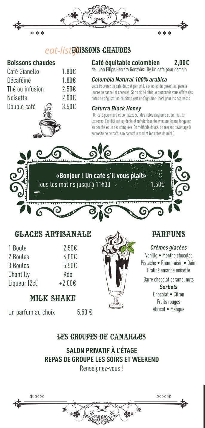 Canailles — carte page 4
