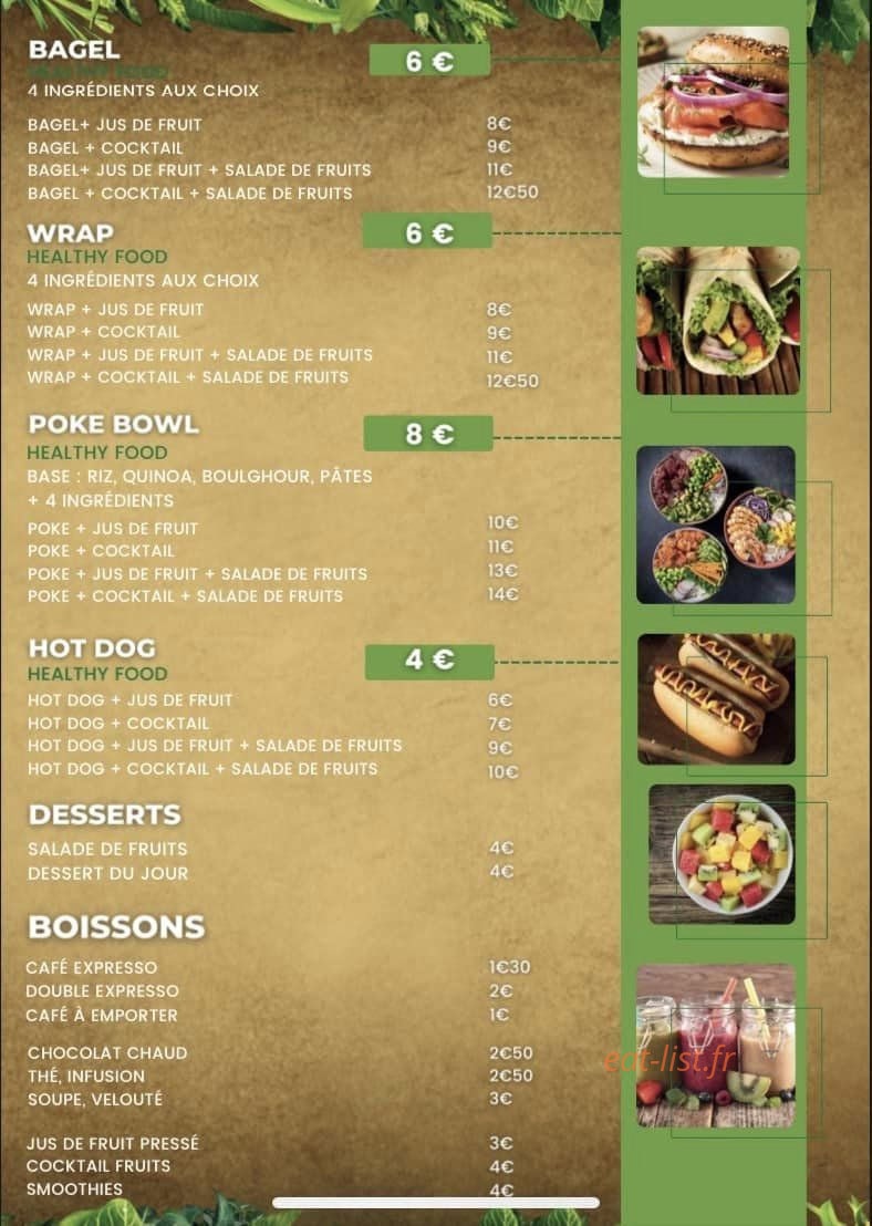 Jungle Food — carte page 2