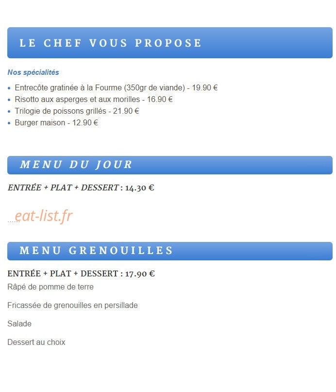 La Conciergerie — carte page 1