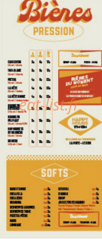 Le Garage à Bières — carte page 4