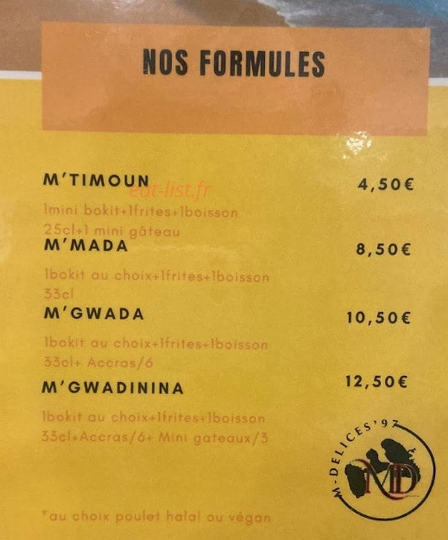 M-Delices 97 — carte page 3