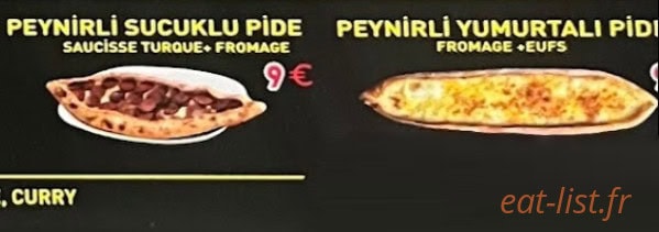 Mevlana Kebab — carte page 3