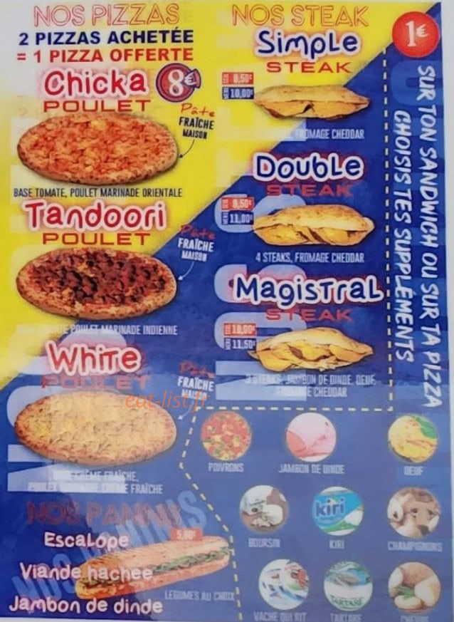 Ô chicken street — carte page 2