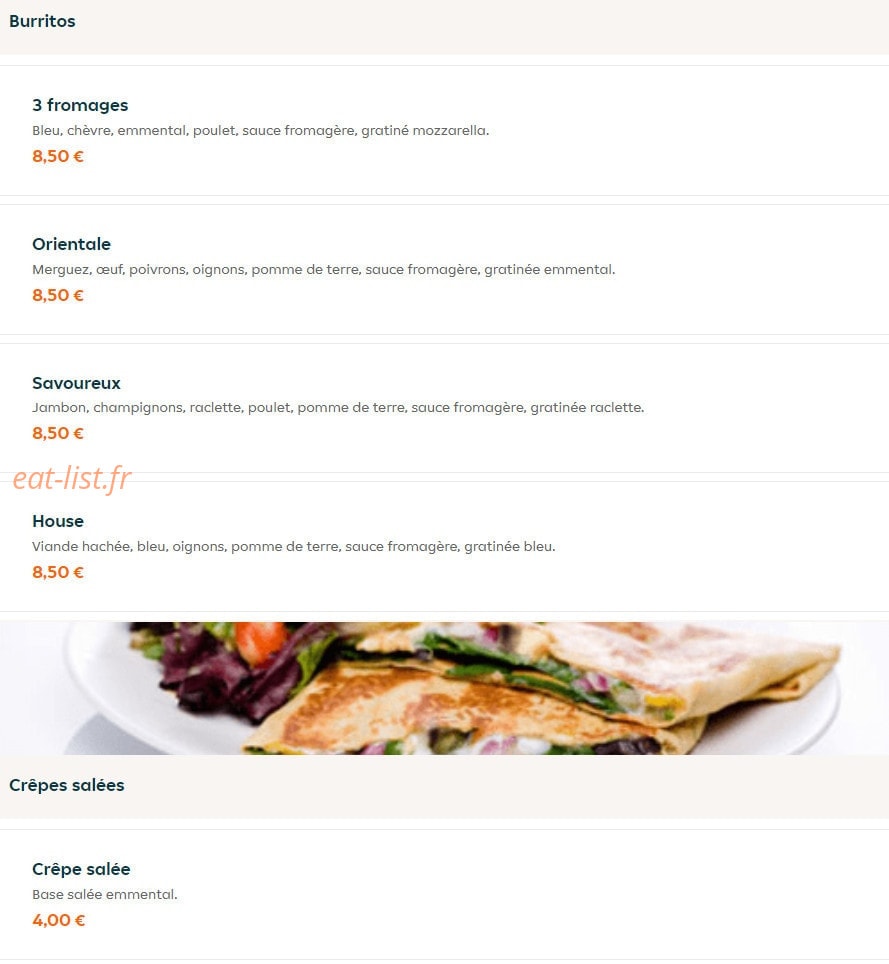 O'gourmet — carte page 5