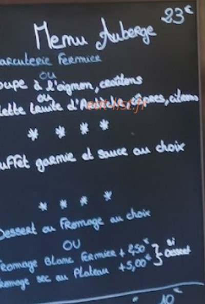 On N'Est Pas Sorti De L'Auberge — carte page 1