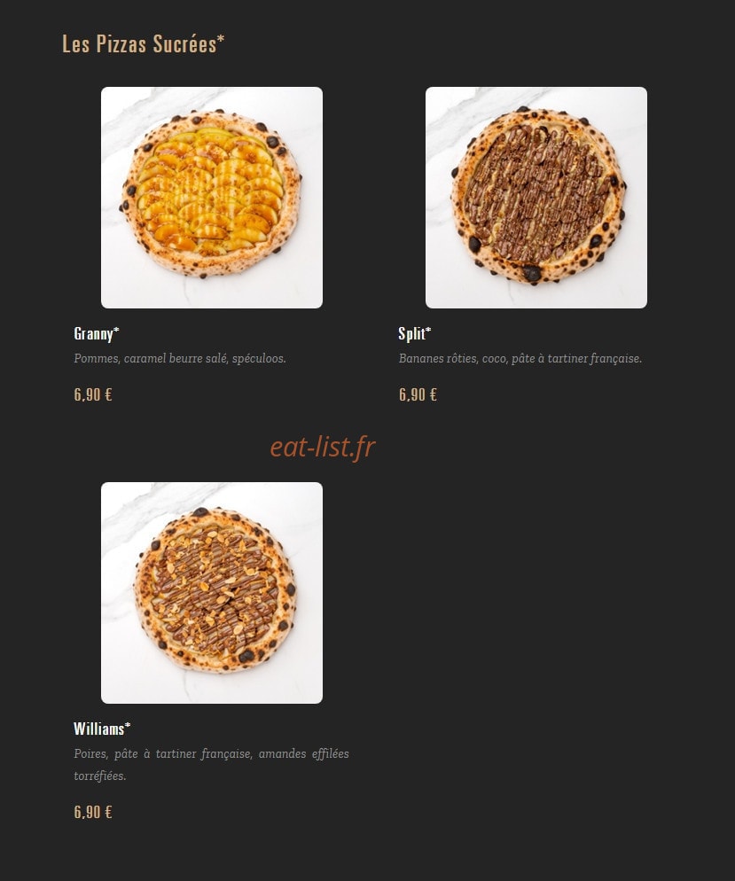 Pizza Cosy — carte page 5