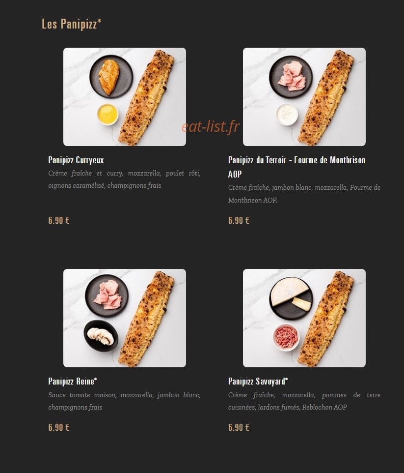 Pizza Cosy — carte page 4